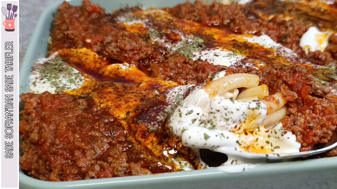 Herkes Bayıldı | Nefis Kıymalı Sosuyla Yoğurtlu Makarna Tarifi | Tam Misafirlik!
